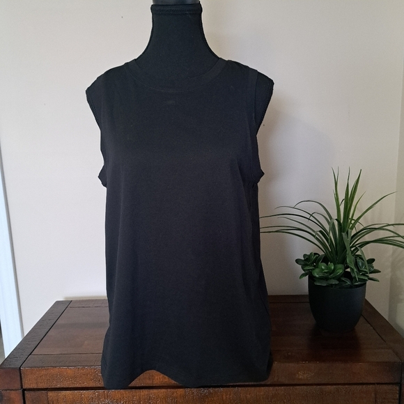 Kersh Tank Top Women’s Size Medium Black Sleeveless Top - Picture 6 of 11